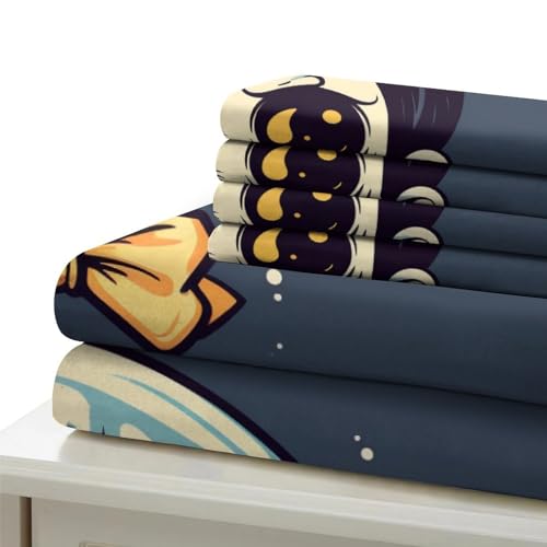 Housse de couette 200x200 squelette 3D parure de lit double microfibre