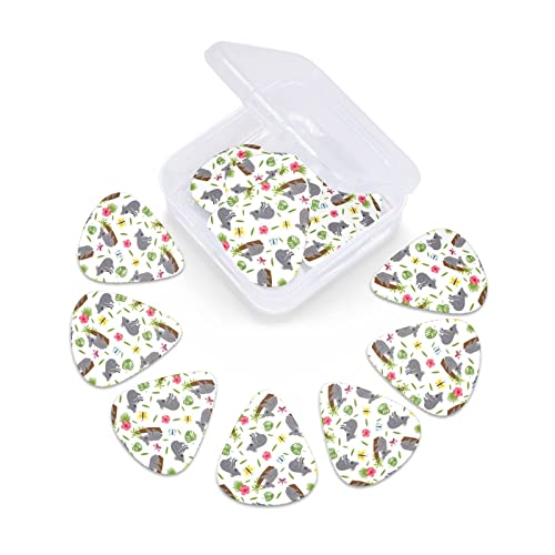 Lot de 12 médiators fins et épais pour guitares acoustiques électriques et acoustiques Motif koala sauvage australien - Les Beatles, Paul McCartney, John Lennon, RIngo Starr, George Harrison Lot de 12 médiators fins et épais pour guitares acoustiques électriques et acoustiques Motif koala sauvage australien – Image 7