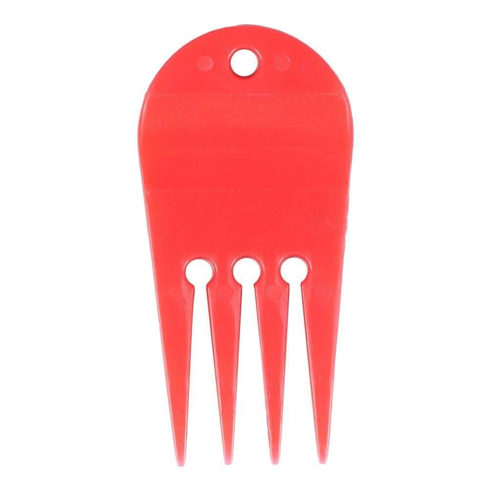 Supreme Products Men's Red Horse Plaiting Comb (One Size) (Red)
