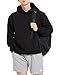 PAODIKUAI Men Hoodie Sweatshirt Loose Fit Fashion Pullover Hoodie Casual Long Sleeve Hooded Sweatshirt with Pocket(black,Large)