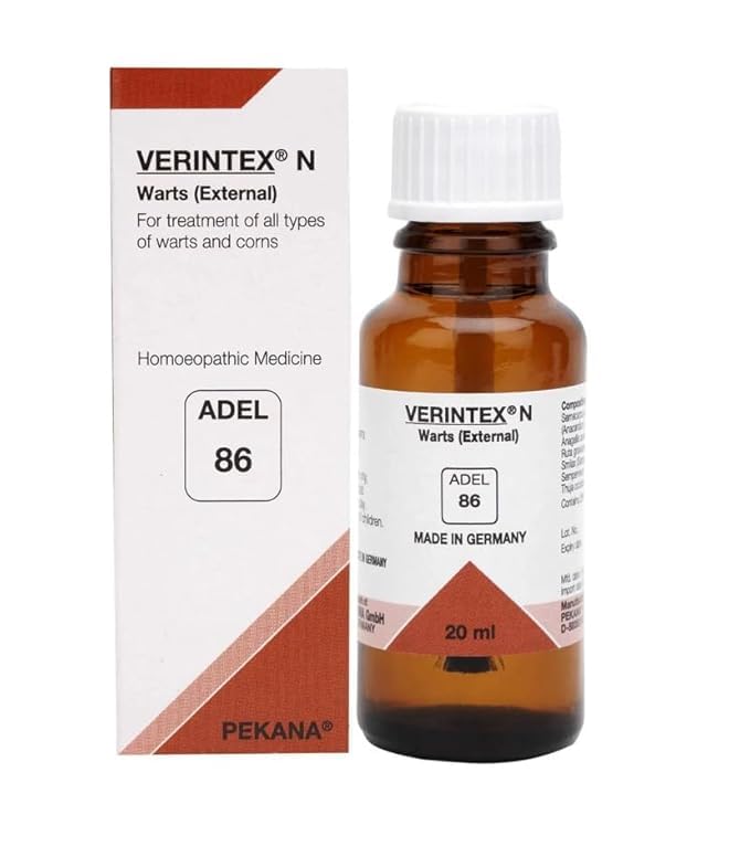 ADEL 86 Verintex N External Drops | Homeopathic Medicine for Skin Warts, Corns & External Growths | German Quality – 20 ml-image-38