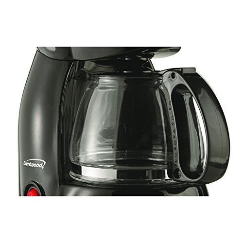Brentwood TS-213BK Coffee Maker, 4-Cup, Black thumb #4