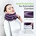 AUVON Inflatable Neck Stretcher for Cervical Traction, Cervical Stretcher with 3-Layer Design in Varying Sizes for Instant Relief, Neck Brace Pillow for Neck Support, Decompression Home Use