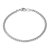 💖SUPÉRIEUR QUALITÉ 💖 Ce magnifique bracelet est fabriquée en acier 316L de haute qualité, sans nickel, sans plomb, pas d’allergie, alors n’ayez aucune inquiétude si votre peau s’irrite facilement. Avec processus de placage superbe, garde le brillant du bracelet pendant une longue période et la couleur ne change pas. Vous pouvez se baigner, dormir et faire du sport en portant ce bracelet.