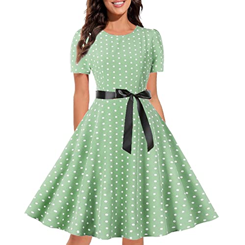Robe maxi décontractée menthe pour masquer les complexes avec style - 2