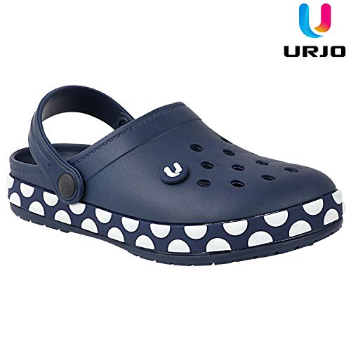 Image of URJO GEMS Kid's Clogs /Sandals with Adjustable Back Strap Ultra Soft & Flexibility Anti Skid Comfortable Waterproof Daily Mules Clogs /Sandals Boy's & Girl's