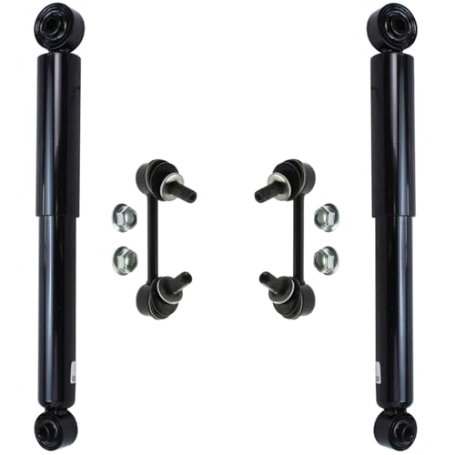 Image of Detroit Axle - Rear Shock Absorbers Sway Bar End Links Replacement for Lexus RX350 RX350L RX450h RX450hL Toyota Highlander - 4pc Set