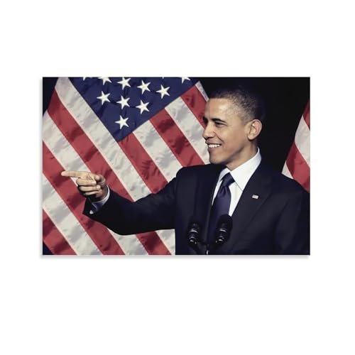 REDCHAMBER Póster de Barack Obama de The Best American Presidents (30 x 45 cm)