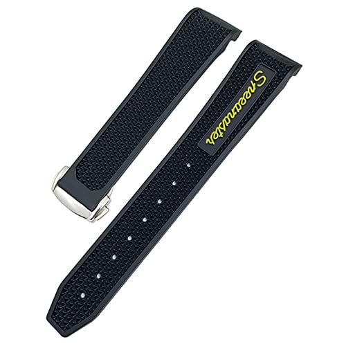 Bracelet en caoutchouc souple Moon Speedmaster pour un style actif au quotidien