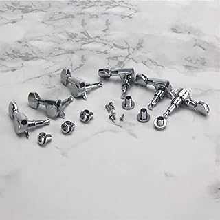 WNWN 3L3R Têtes De La Guitare Tonissures Tuners Tuning Peds Chrome Electric Guitare Parts Mécaniques Guitare Mécaniques – Image 5
