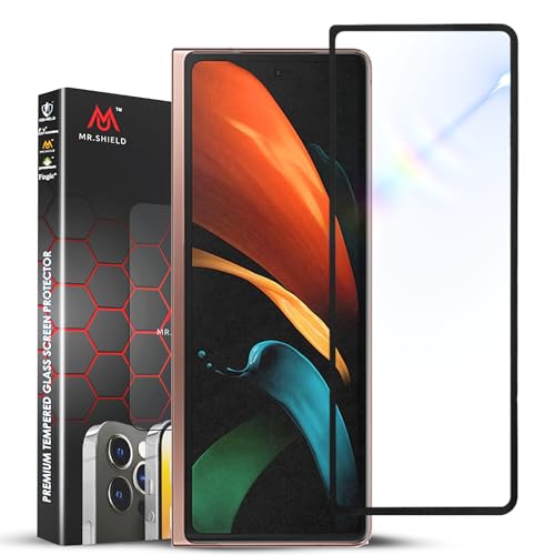 Image of Mr.Shield Top-Notch HD+ Tempered Glass Screen Protector Guard For Samsung Z Fold 2 (Front), 9H Hardness, Military Grade Protection, Easy Installation kit