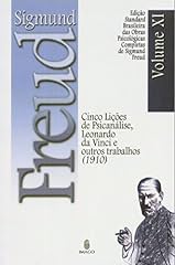 Capa de Edição Standard Brasileira das Obras Psicológicas Completas de Sigmund Freud Volume XI: Cinco Lições de Psicanálise, Leonardo da Vinci e outros Trabalhos (1910)