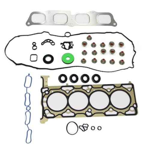 Image of GXARTS Engine Cylinder Head Gasket Set Compatible with Buick Cadillac Chevrolet GMC 2.5L L4 ATS CTS Malibu 2.0L L4 DOHC Turbocharged LTG 2013 2014 2015 2016 2017 12655276 12634693 12627072 12647329