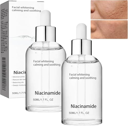 Sunnylas Niacinamide Freckles Removal Serum, Niacinamide Spots Removal Serum, Nicotinamide Serum for Blemishes, Hydrating and Moisturizing Facial Essence (2 PCS)