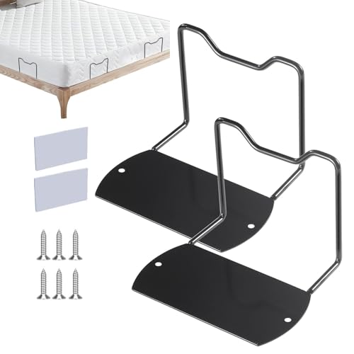 Tope de Cama para Evitar el Deslizamiento, agarrador de colchón Antideslizante - Soporte Antideslizante para colchón | 2 x Juntas de colchón contra resbalones de Cama, topes de colchón para un verru