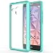 Alcatel One Touch Fierce XL Case, TownShop® Ultra Slim Hybrid Mint Soft TPU Side and Clear Hard Acrylic Back Panel Perfect Fit Scratch Resistant for Alcatel One Touch Fierce XL (5054N)