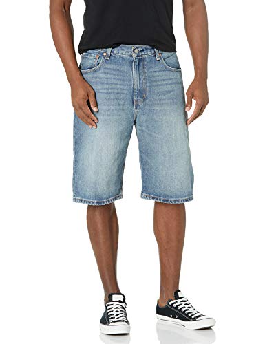 Levi's men's 569 loose straight denim shorts, clean groovin, 32…