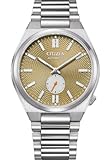 - Farbe des Gehäuses: Silber CITIZEN Herren-Uhren Analog Automatik One Size Grün, Silber 32027967