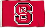 NCAA North Carolina State Wolfpack Flag with Grommets, Red, 3' x 5'