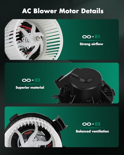 Image of 3W1Z19805AA HVAC Blower Motor SCITOO AC Heater Blower Motor with Fan Air Conditioning Compatible with 2007-2009 for Dodge for Sprinter 2500 /2010-2016 for Mercedes-Benz for Sprinter