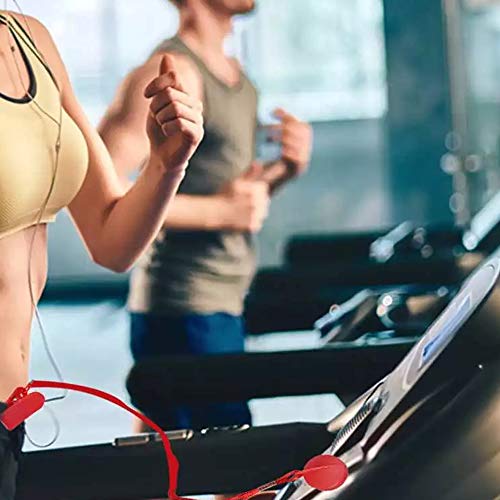 3 stuks loopband veiligheidssleutel voor alle NordicTrack Proform Image Weslo Reebok Epic Golds Gym Freemotion en Healthrider loopbanden (Rood) - Afbeelding 5