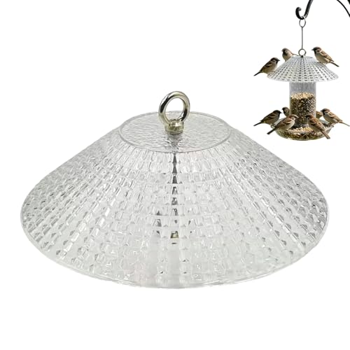 Deflector de pájaros de 11.4 pulgadas protector impermeable resistente de poste para jardín 2