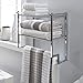 Organize It All Chrome 2 Tier Wall Mounting Bathroom Rack with Towel Bars