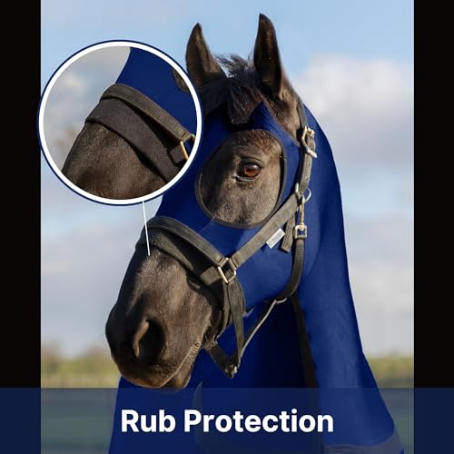 Image of RESISTANCE Premium Horse Sleazy Full Body Slicker with Zipper Face & Forelock Saver Horse Care Sheet