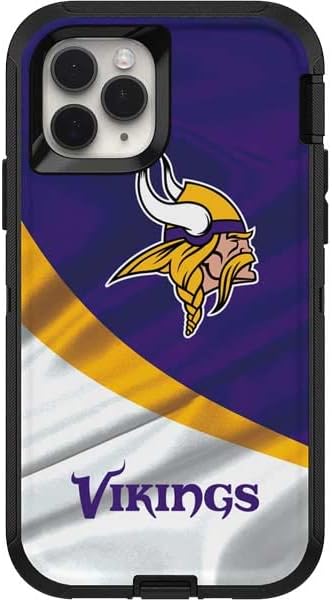 Skinit Decal Skin Compatible with OtterBox Defender iPhone 11 Pro Case - Officially Licensed NFL Minnesota Vikings Design