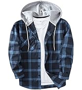 SwissWell Flanellhemd Herren Kariertes Hemd Langarm Holzfällerhemd Casual Button Down Freizeithem...