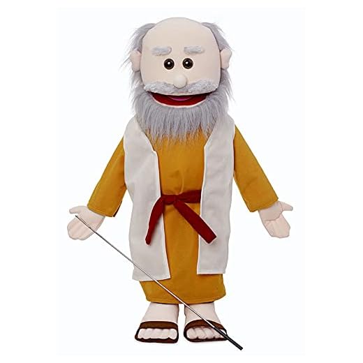 25" Moses, Full Body Bible Character, Christian Ministry Puppet