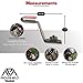 My Bow Buddy Hi-Profile Hang-On Buddy Hunting Bow Holder | Stainless Steel Bow Hangers for Tree Stand | Tree Stand Accessories for Hunting for Compound or Crossbow | Tree Stand Accessory Holder
