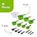 15 Piece Magnetic Measuring Set, BPA Free, Dishwasher Safe