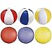 Produktbild eBuyGB Packung mit 6 aufblasbaren Farben-Wasserball-Pool-Spiel, Mehrfarbig, 22 cm / 9 "