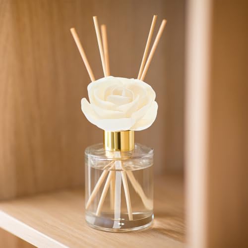 Diffuseur de parfum décoratif fleur artificielle pour bureau et salon zen