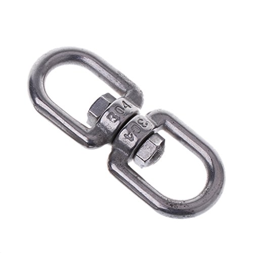 YO-HAPPY Outdoor Sport Rotary Safety Buckle, Carabiner Clasp,Mountaineering, Camping