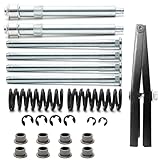 Ledaut Door Hinge Roller Pin and Bushing Repair Kits + Door Spring Tool Compatible with Chevrolet C1500 C2500 C3500 K1500 K2500 K3500 GMC Suburban Tahoe