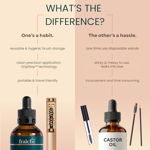 Live Fraiche Organic Castor Oil Lash & Brow Serum 2oz — view 6
