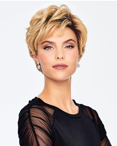 Chic Wavy Jane Wig Color R4 Midnight Brown - 5.25 Short Sculpted Bareel Curls Volume Sassy Crop Tru2Life 100% Heat Friendly Synthetic Breathable Cap Hairdo Wigs Peluca Hairloss Booklet