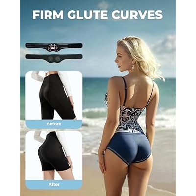 EM25-glute Toning Device, Hip Trainer with 10 Modes & 30 Intensity Levels, Smart Glute Muscle Toner for Muscle Activation and Fitness Hip Training, Workout Equipment for Home, Gym & Office