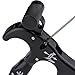 GQT Bow Release for Compound Bow, 4-Finger Archery Release Trigger, 360° Rotatable Thumb Release Aid (Black)