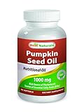 Best Naturals Pumpkin Seed Oil 1000 mg 90 Softgels