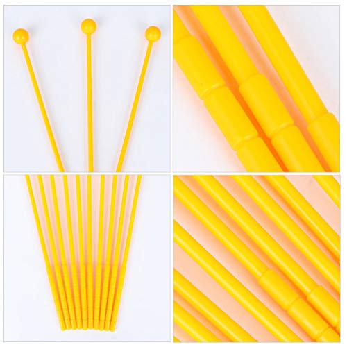 HEALLILY 12 Unidades de Plástico para Baquetas de Plástico Baquetas Baquetas de Percussão Brinquedos