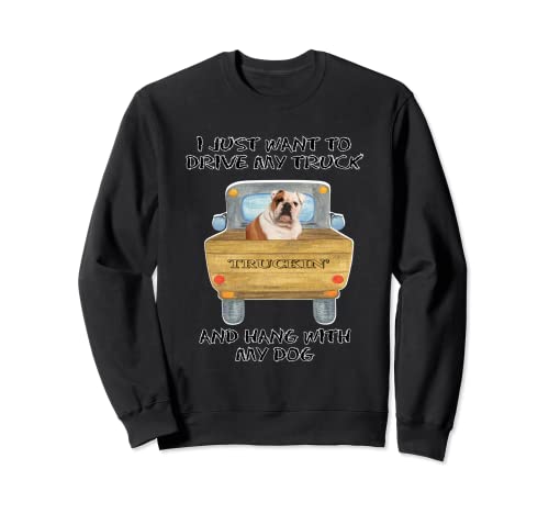 Cane da guida per camion Bulldog francese 2 Felpa