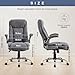 Centilab Ergonomischer Bürostuhl 180KG,Schreibtischstuhl mit Hoher Rückenlehne und Breite Sitzfläche,Hochklappbarer Armlehne,Computer Stuhl für Büro Heim Gaming