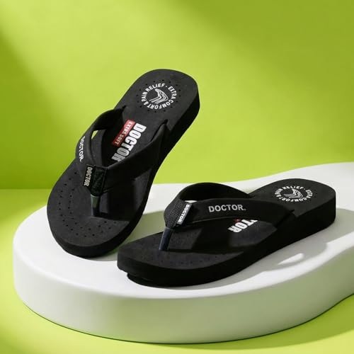 Image of DOCTOR EXTRA SOFT Women's Ortho Care Orthopaedic and Diabetic Feel Good Super Comfort Dr Sliders /Flip-flops /House Slippers [OR-D-16]