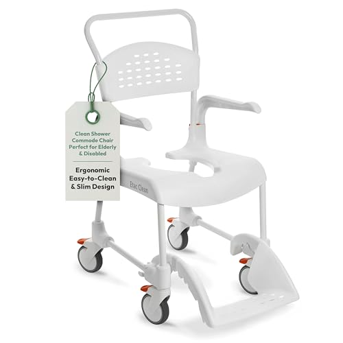 Etac Clean Shower Commode Chair – 21 3/4 Inches Fixed