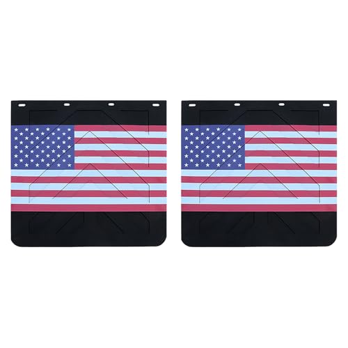 FUTAIHE Mud Flaps for Semi Trucks American Flag Polymer Tractor Trailer Heavy Duty Rubber Mudflaps...
