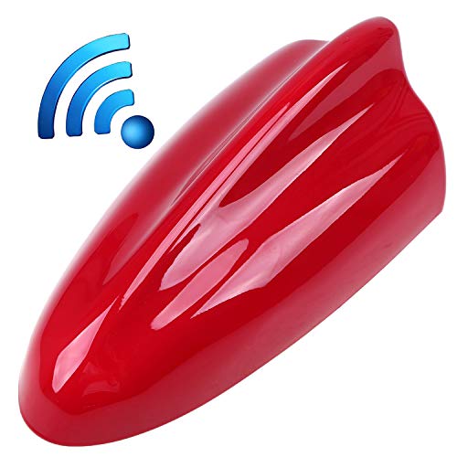 Possbay Universal Car Shark Fin Antenna AM/FM Radio Signal Roof Aerial for Auto