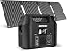 SinKeu 96Wh Tragbare Powerstation LiFePO4-Akku mit 40W Solarpanel